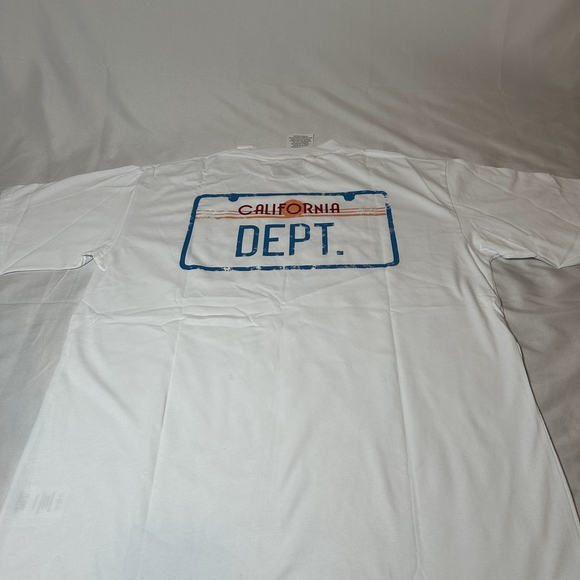 Gallery Dept White Tee with Blue and Red Design - Picture 2 of 2